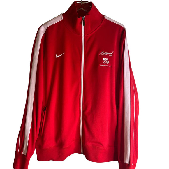 Nike Olympic Budweiser Track Jacket - Picture 1 of 6